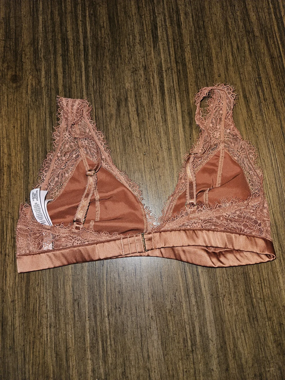 Victoria's Secret Lace Triangle Bralette in Copper Rust